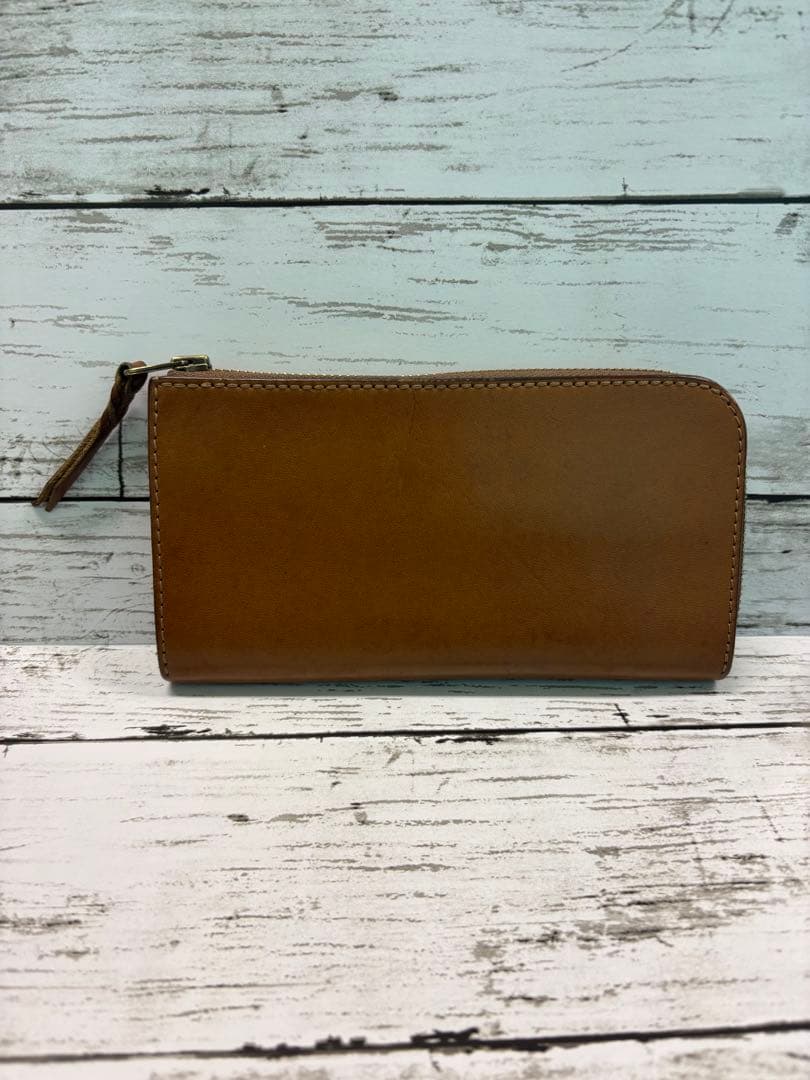 RUBATO ブラウンレザー長財布