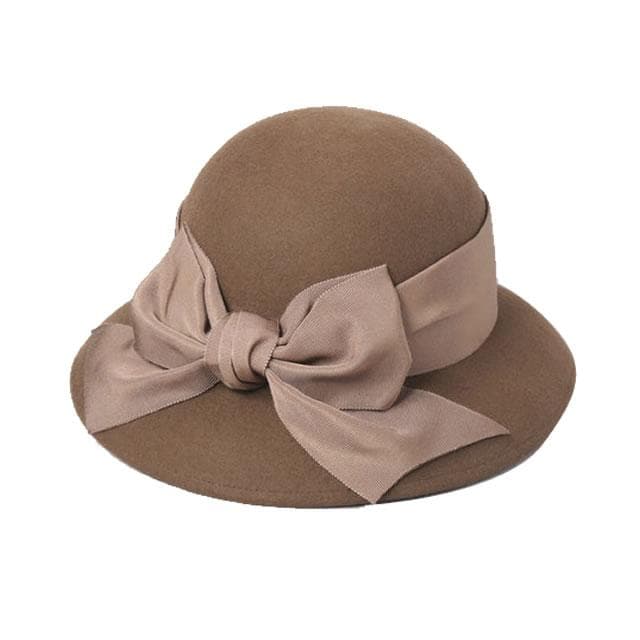 ca4la MOVIE　ハット　リボン　ブラウン