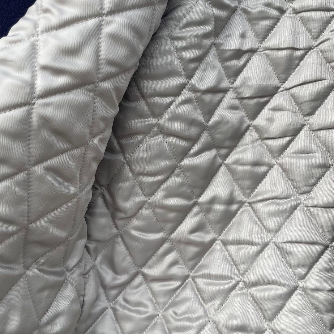 ラディアル　スタジャン　40　ネイビー　牛革