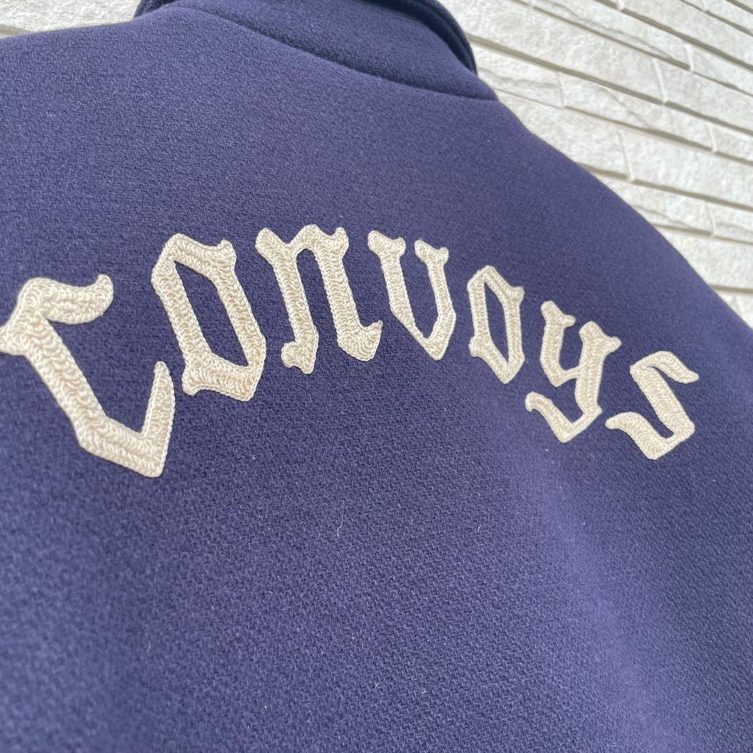 ラディアル　スタジャン　40　ネイビー　牛革