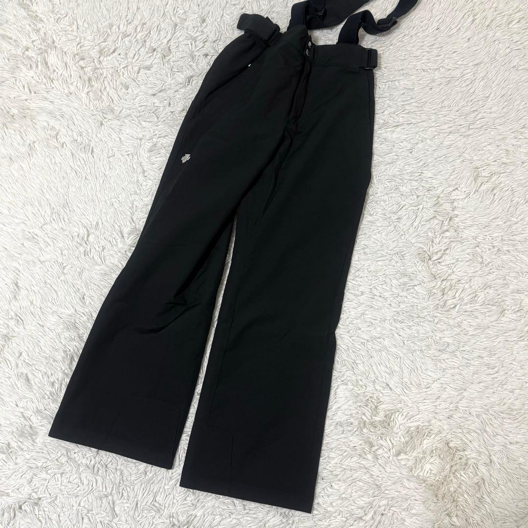 デサント スキーウェア サイズM 洗える フード 上下セット ブラック グレー