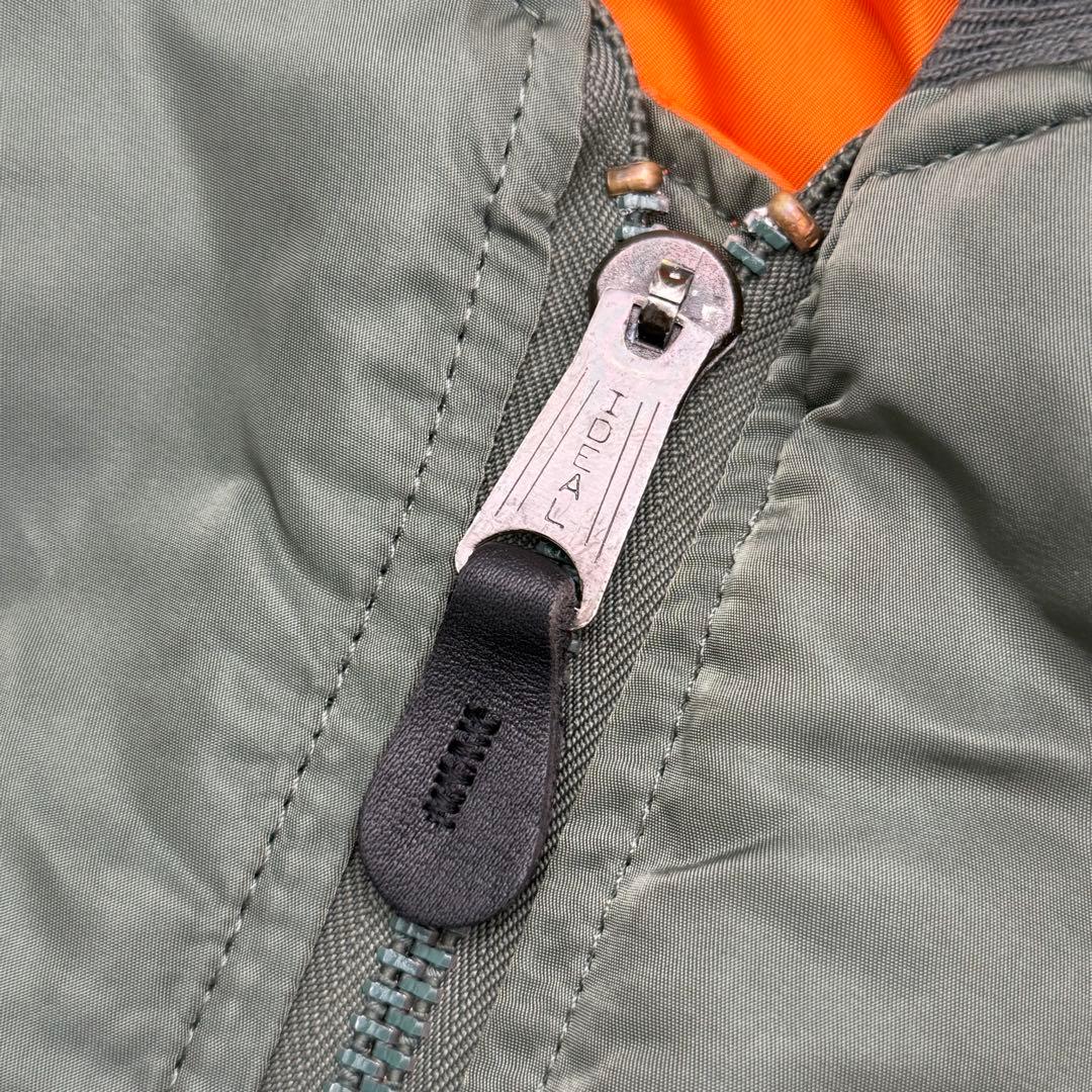 90s USA製 Alpha アルファ MA-1フライトジャケット MEDIUM