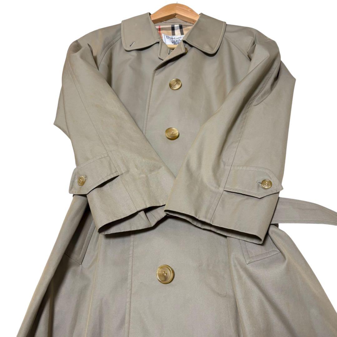 Burberrys バーバリー ノバチェック ステンカラーコート Aライン