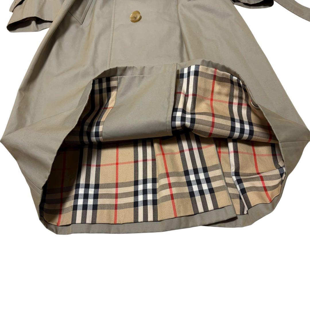 Burberrys バーバリー ノバチェック ステンカラーコート Aライン