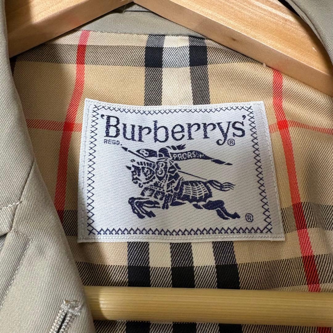 Burberrys バーバリー ノバチェック ステンカラーコート Aライン
