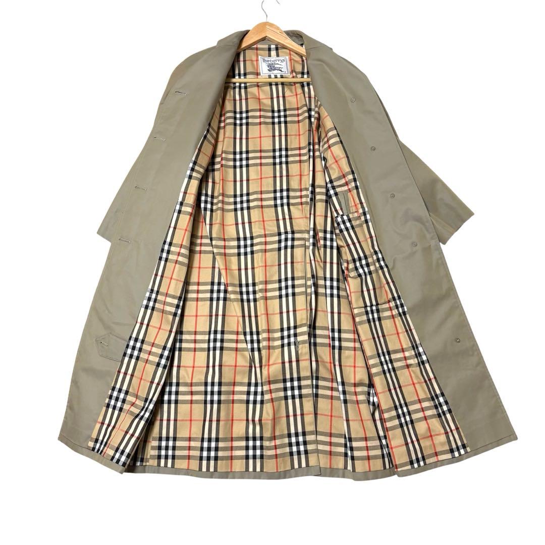 Burberrys バーバリー ノバチェック ステンカラーコート Aライン