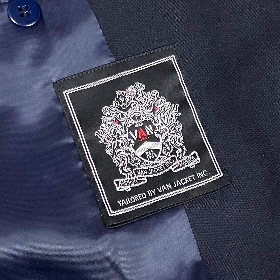 VAN Jacket バン　テーラードジャケット 紺ブレ　金ボタン　AB5