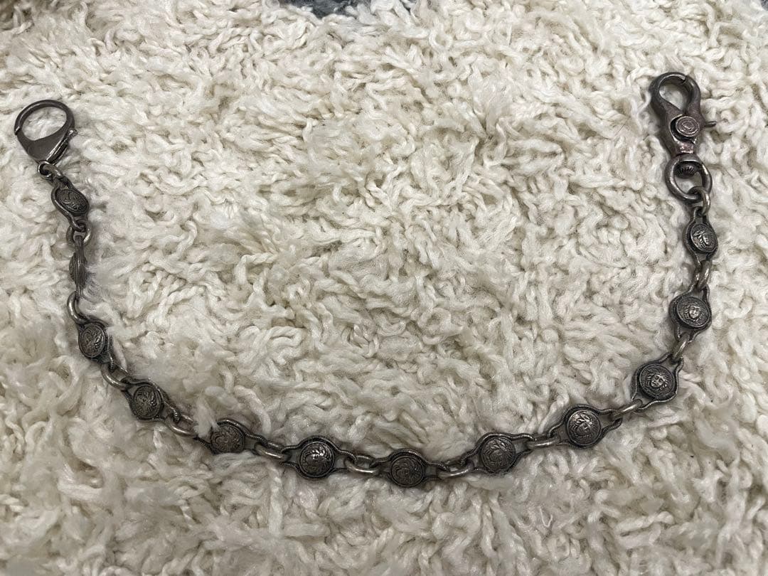 Versace シルバー ウォレットチェーン