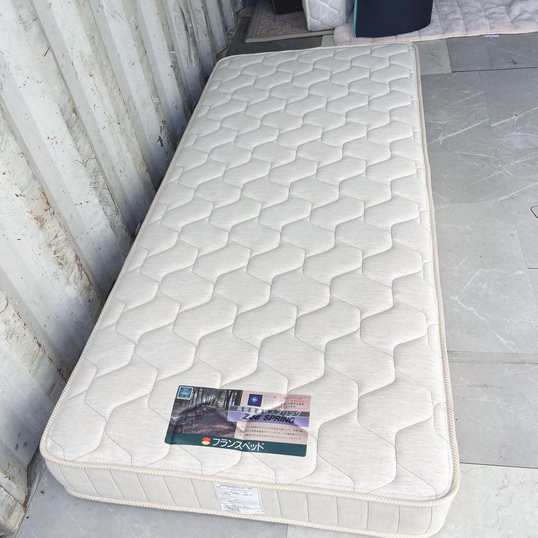 取付無料！フランスベッド 快眠 スプリングマットレス セミシングル✨