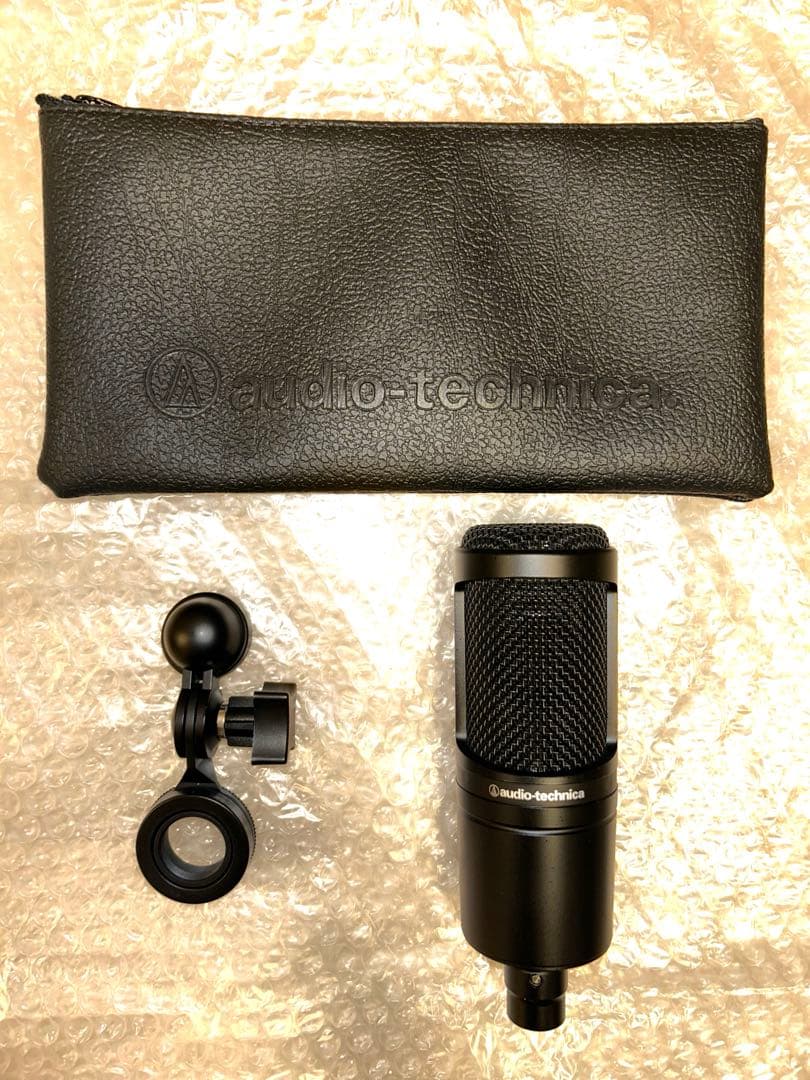 オーディオテクニカ コンデンサーマイク【AT2020】デスクアーム/ケーブル付き