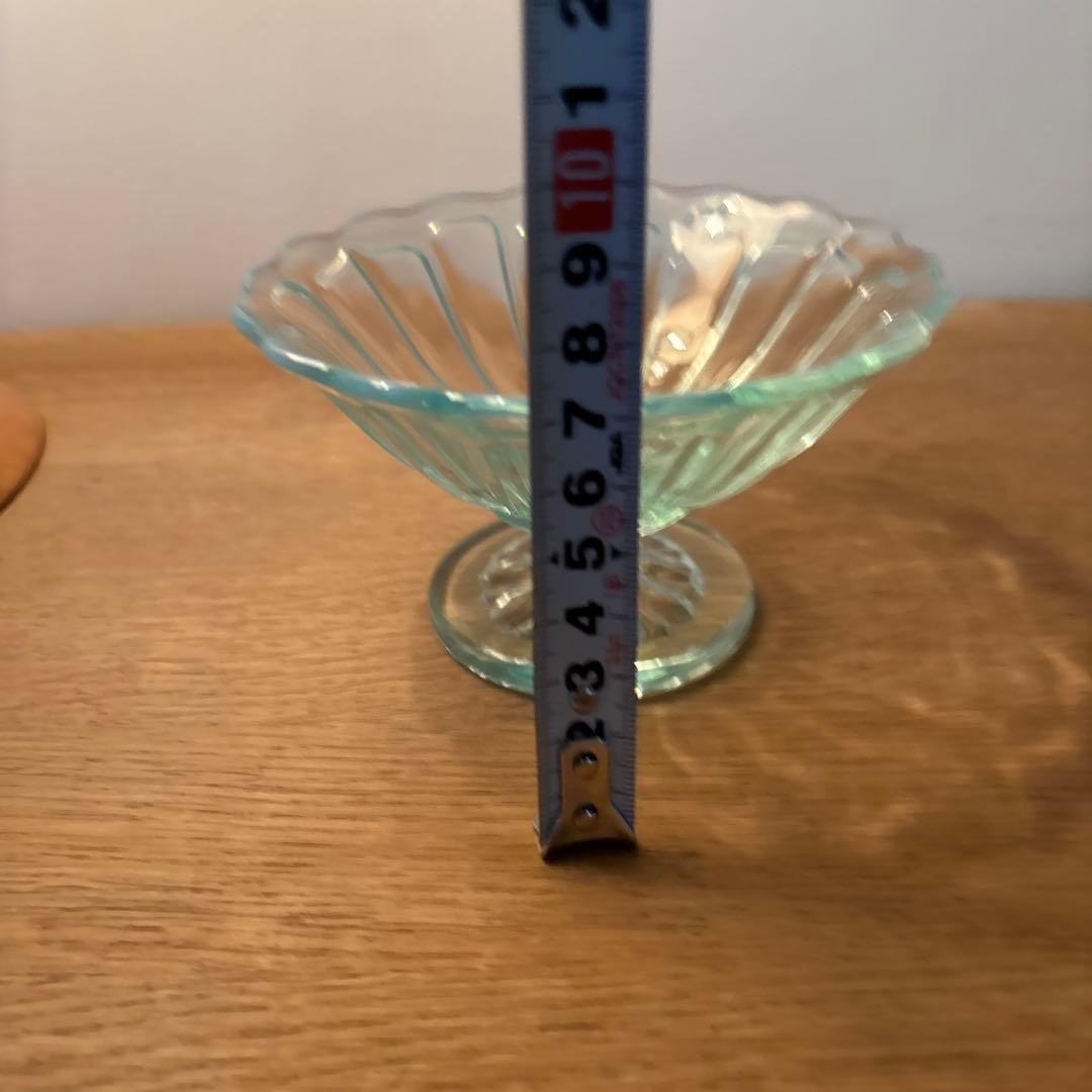 廣田ガラス　雪の花　新品未使用　 デザートグラス