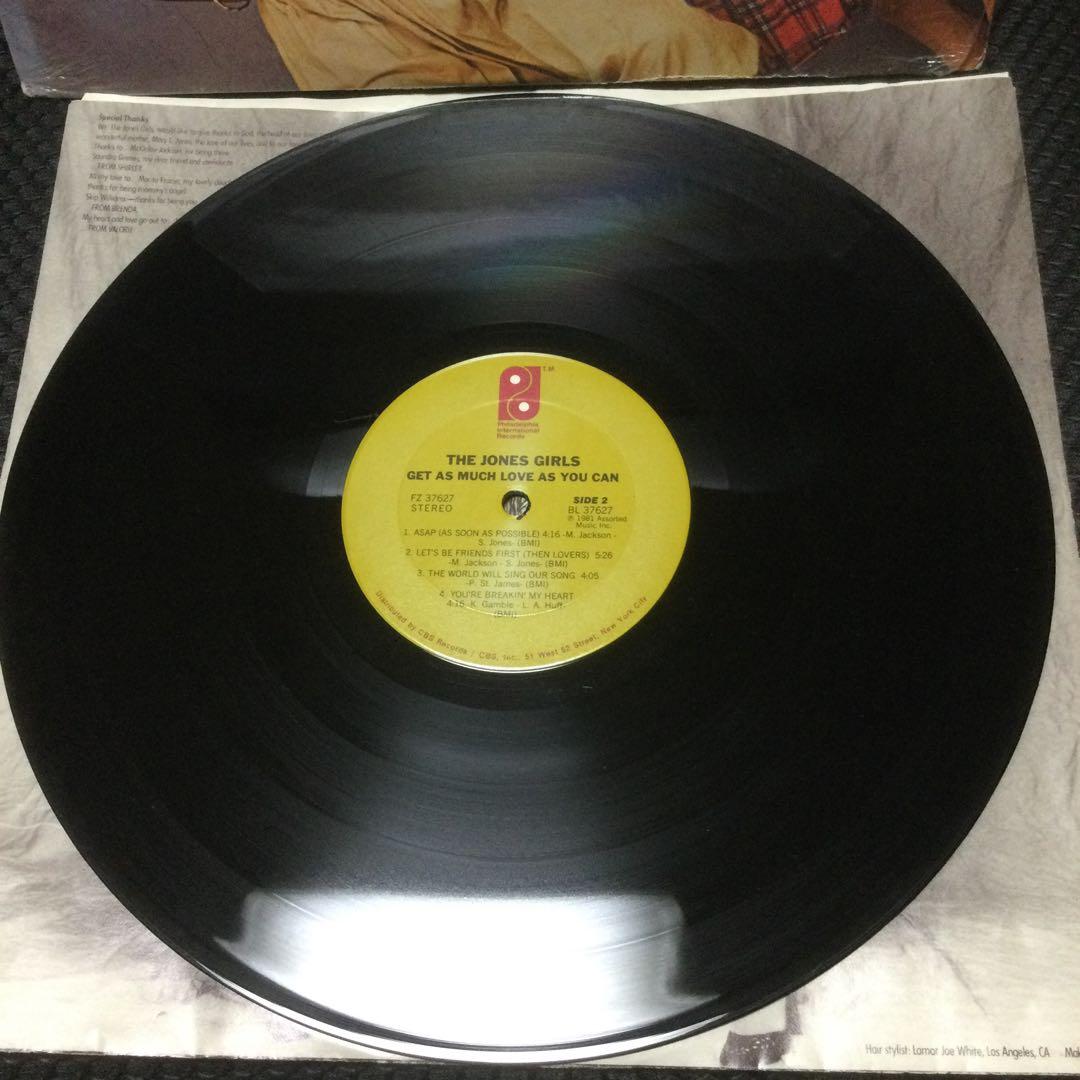 THE JONES GIRLS US盤レコード2枚