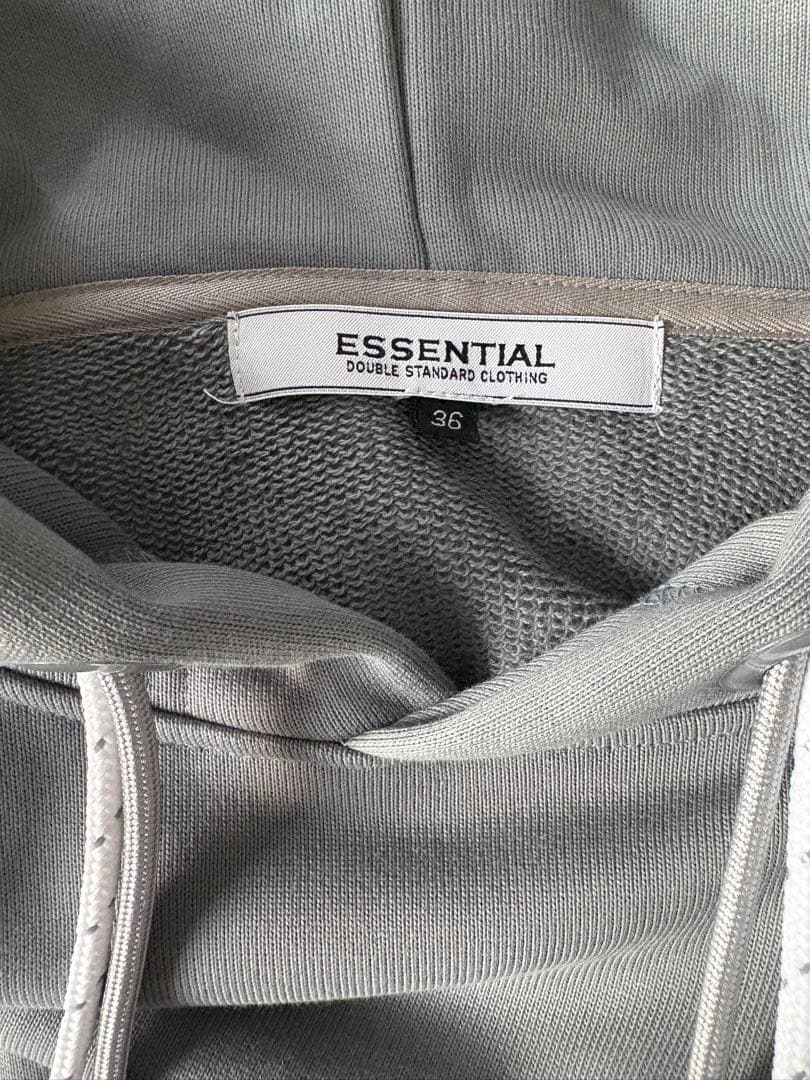 【美品】ダブルスタンダードクロージングESSENTIAL パーカーワンピース36