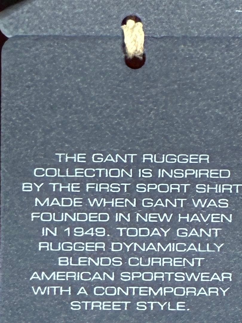 未使用　1949GANTラガーシャツ Lサイズ