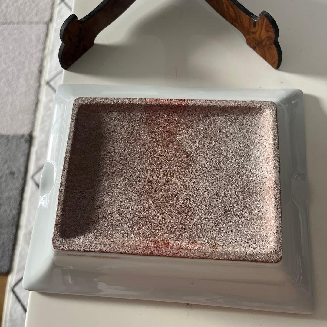 エルメス 象デザイン プレート 赤