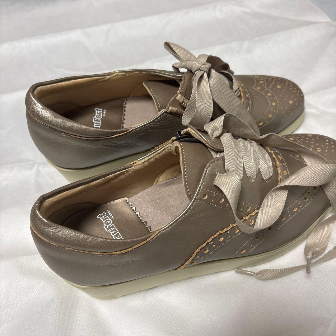 【KOBE BeauFort】厚底マニッシュレースアップ【神戸ビューフォート】