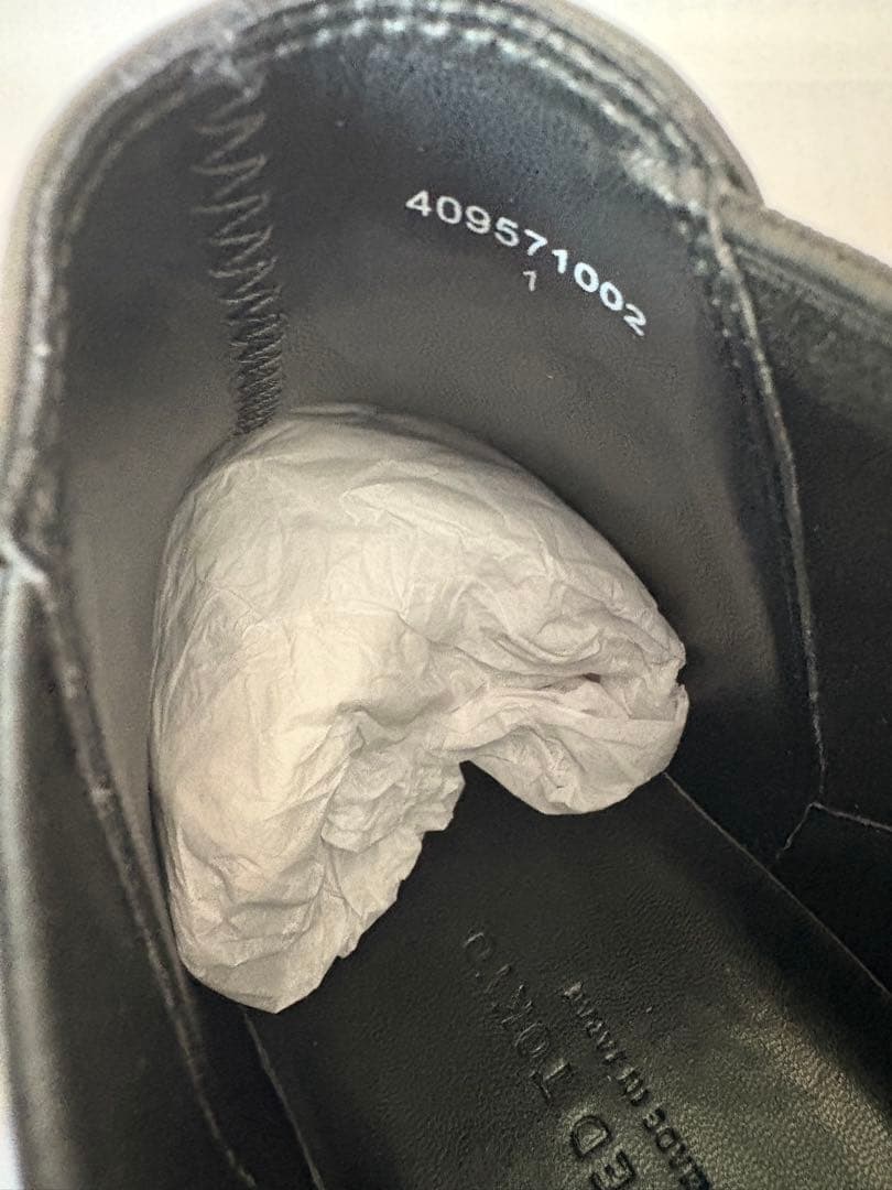 UNITED TOKYO サイドゴアブーツ 黒