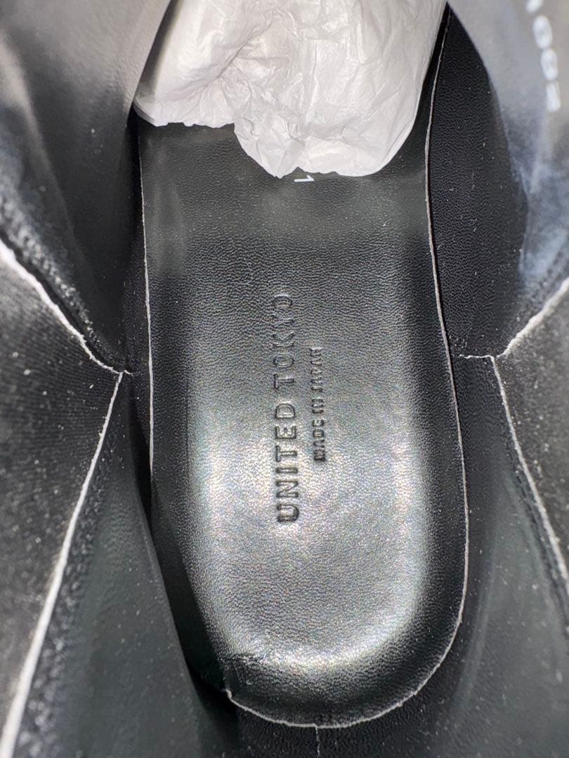 UNITED TOKYO サイドゴアブーツ 黒