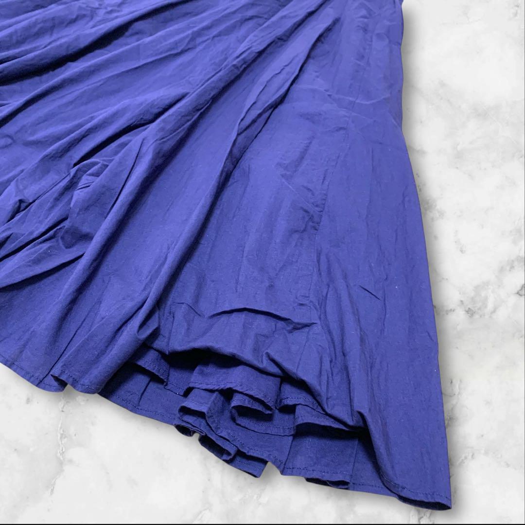 【超人気モデル⭐︎】マリハ 月の夢のドレス ワンピース コットン 38 紺