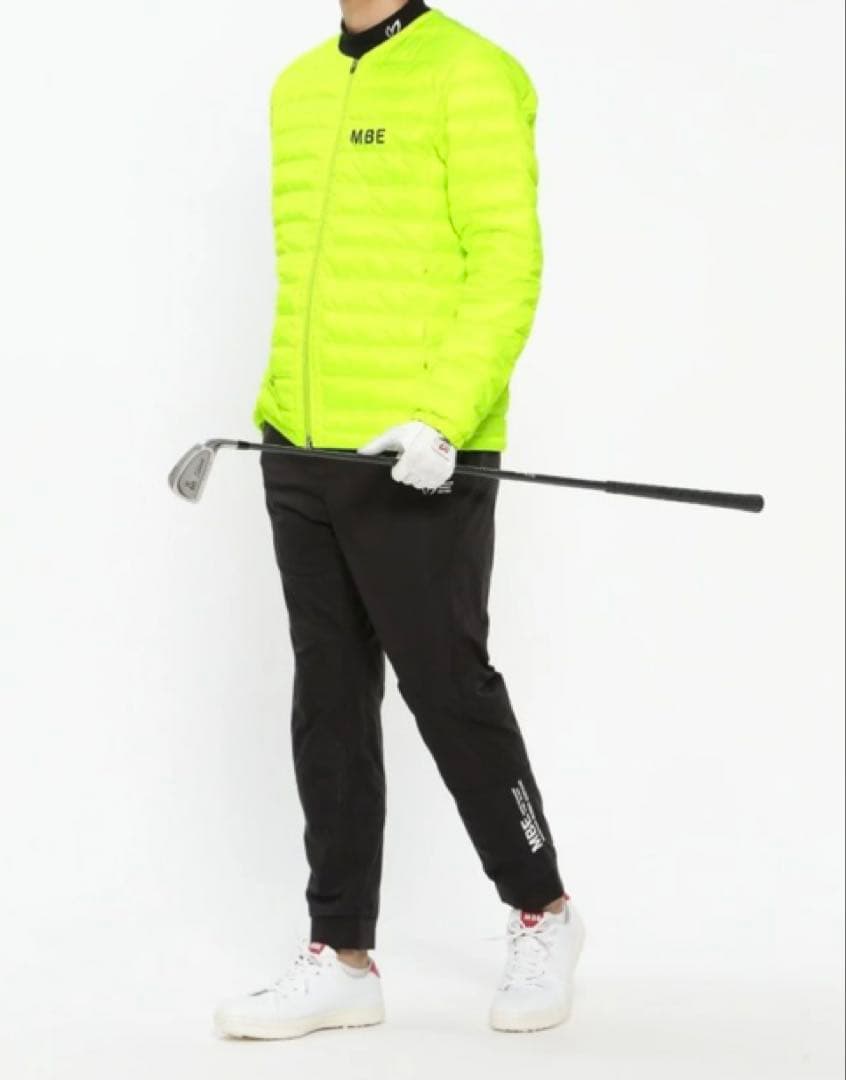 新品 パーリーゲイツ マスターバニー リップストップ撥水ジャケット (6)LL黄