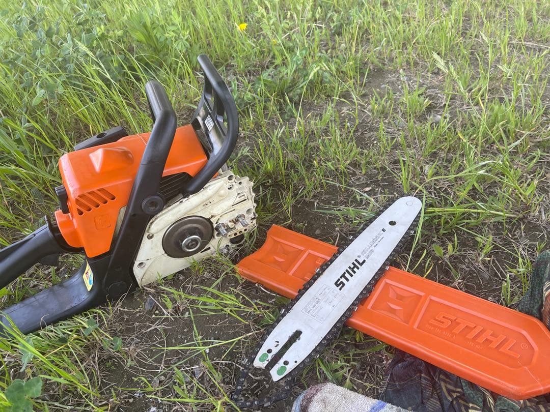STIHL エンジン チェンソー MS170C長期倉庫保管の為ジャンク品扱い)