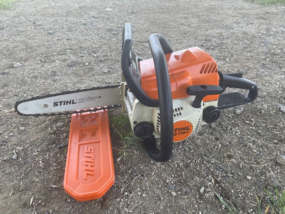 STIHL エンジン チェンソー MS170C長期倉庫保管の為ジャンク品扱い)