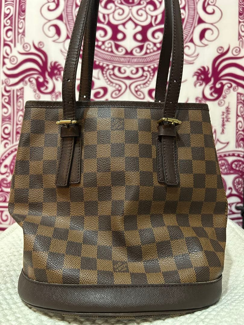 ○ルイヴィトン ダミエ マレ バケット ブランド：LOUIS VUITTON