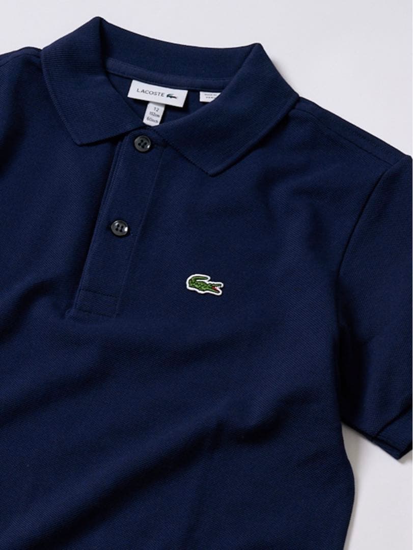 【新品未使用】LACOSTE ラコステ ポロシャツ ネイビー