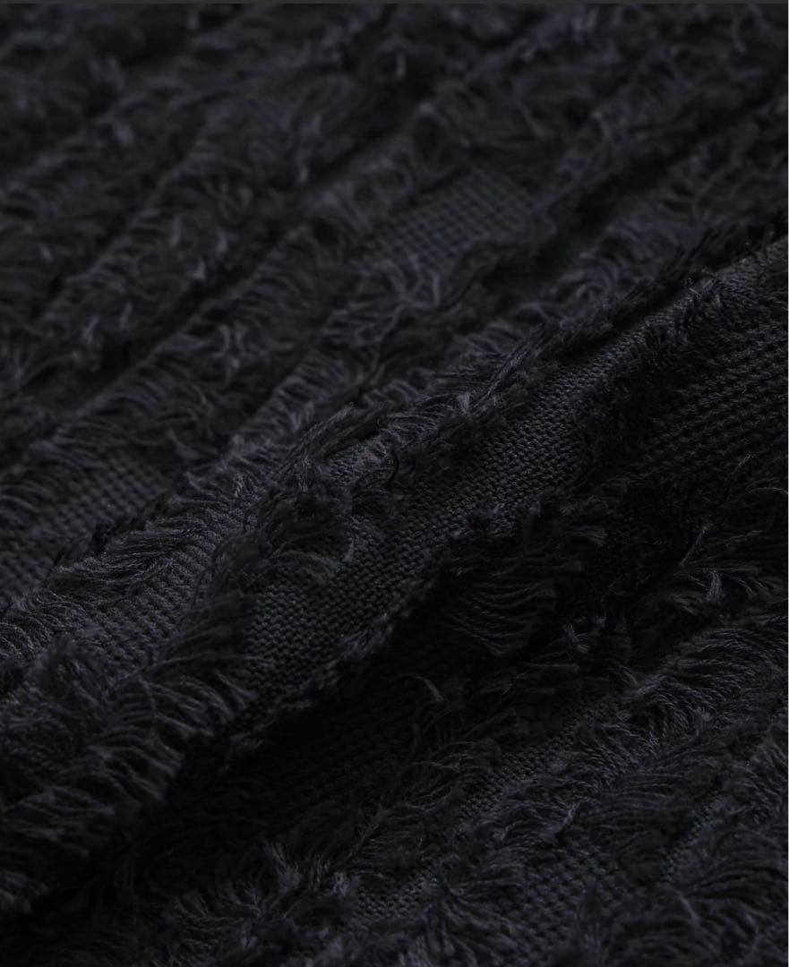 週末値下げ！新品未使用品！完売品ブラック NANOuniverseフリンジベスト