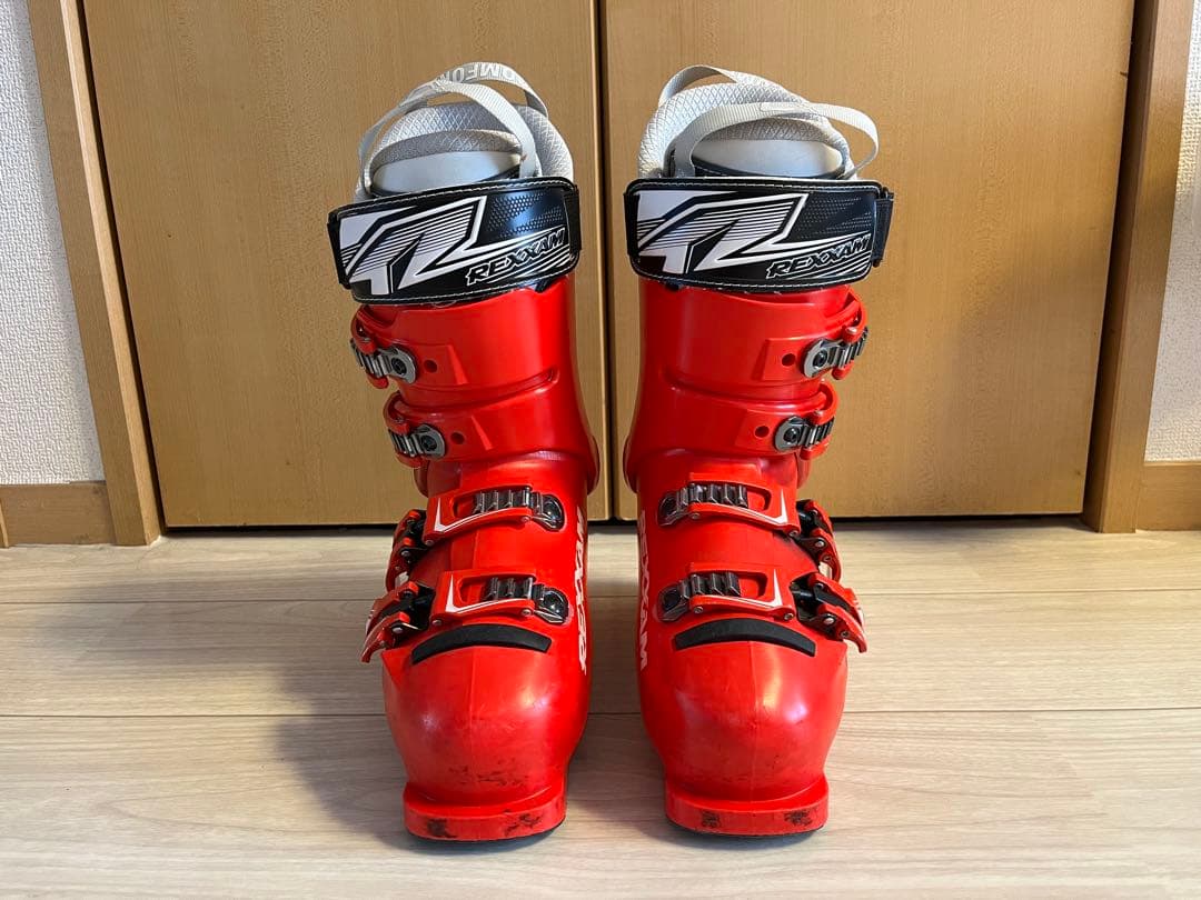 REXXAM Power MAX 90 23.0cm 女性用 スキー ブーツ 赤