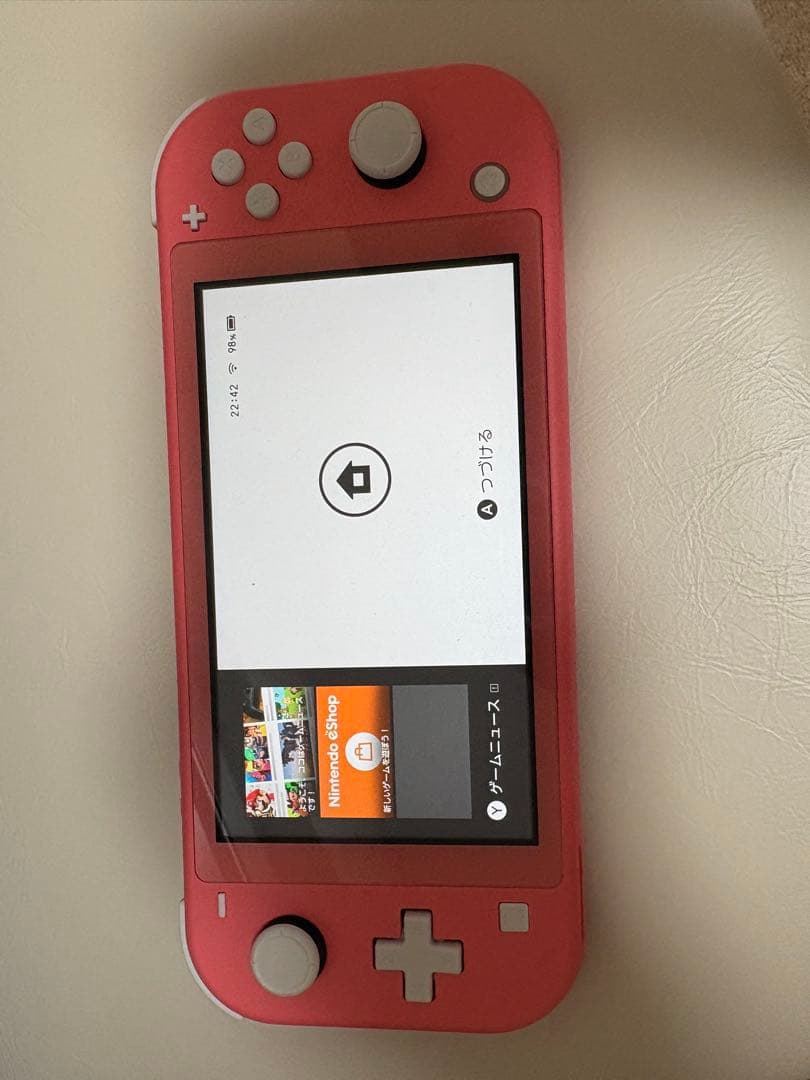 Nintendo Switch Lite ピンク　充電器つき