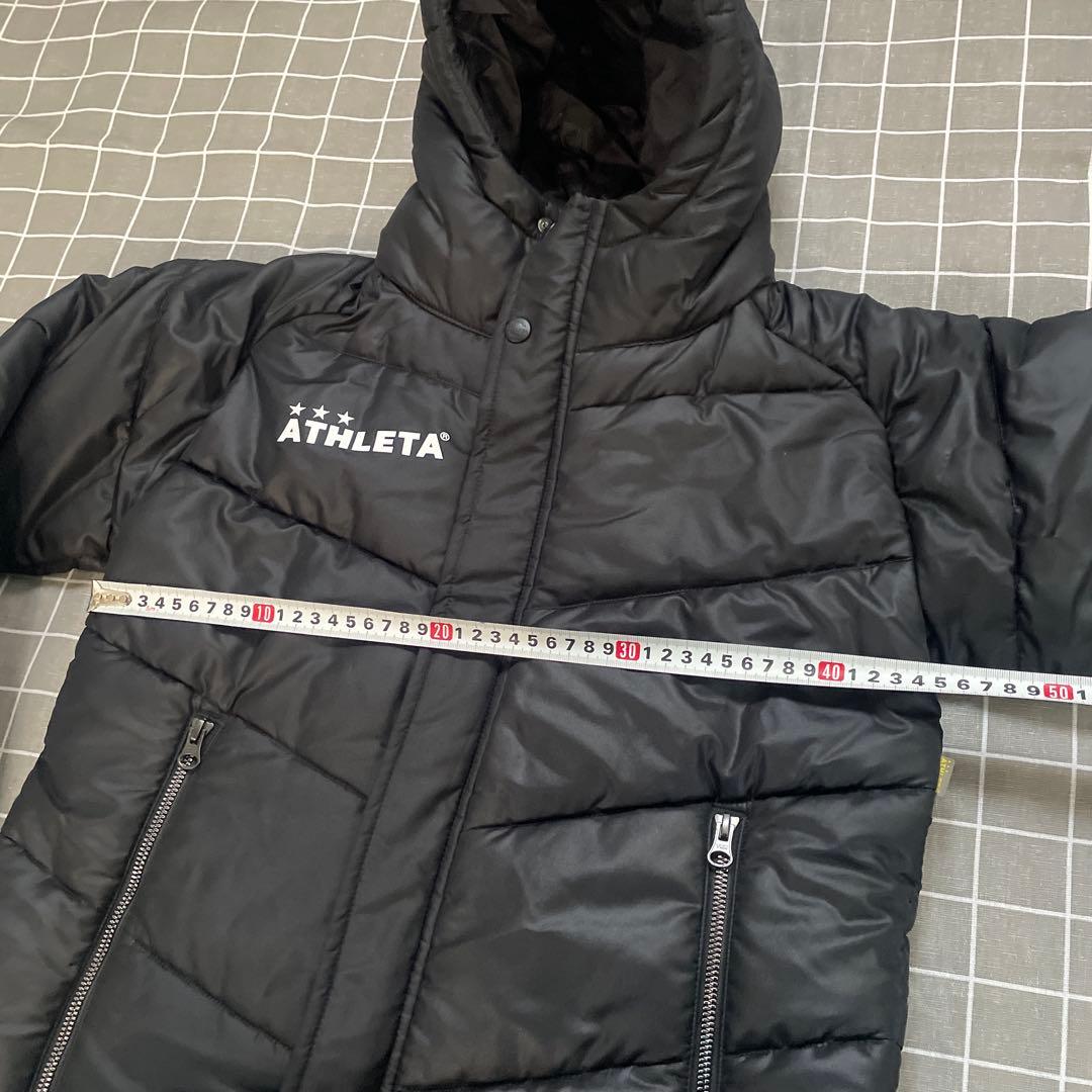 ATHLETA ブラック ベンチコート　140 ② 美品