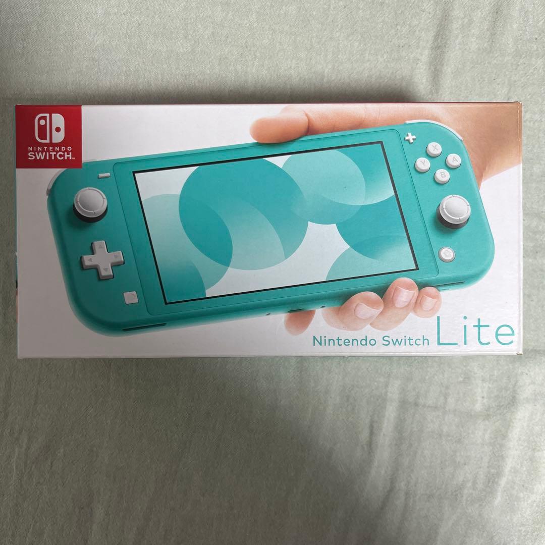 Nintendo Switch Lite ターコイズ 本体　箱・ACアダプター付