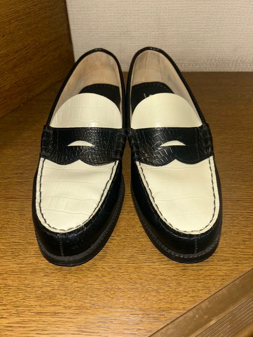 【美品/値下可】conz別注 ケンフォード クロコダイル ローファー26cm