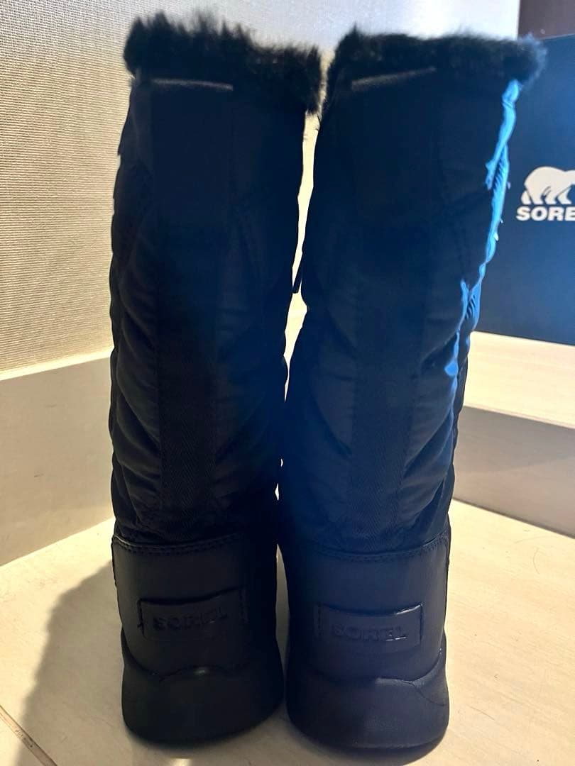 超美品☆SOREL ウィンターブーツ 黒　箱付