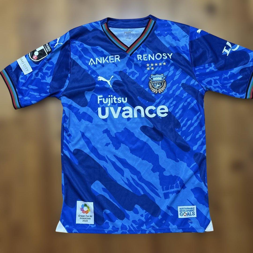 専用　川崎フロンターレ リミテッドユニフォームPuma 青色ゲームシャツ