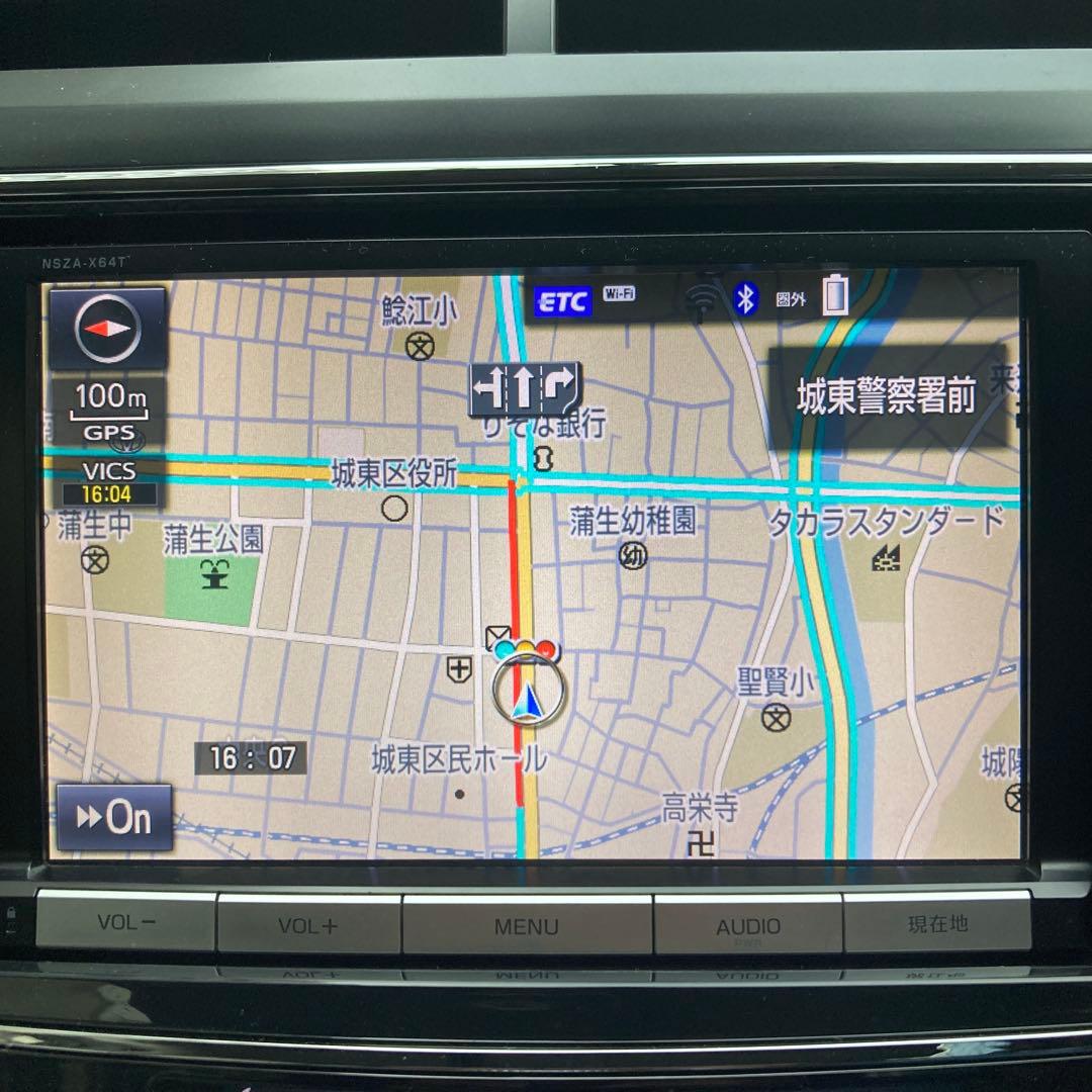 トヨタ純正ナビNSZA-X64T 8インチ