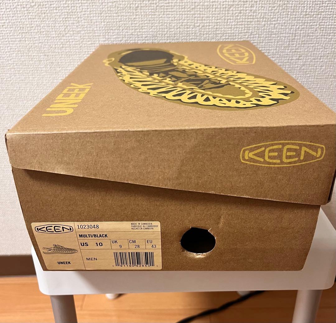【新品未使用】KEEN UNEEK MULTI/BLACK 28㎝ ブラック