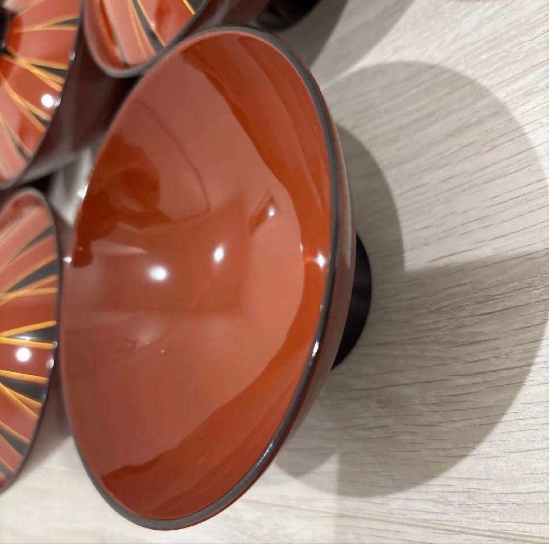 お吸い物椀　蓋付きお椀　29個まとめ売り　昭和レトロ　お上品漆器