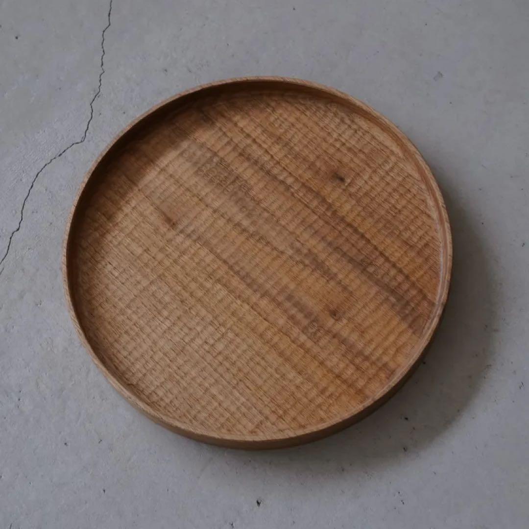 【堀 宏治 】丸盆 くるみ 30cm 未使用品