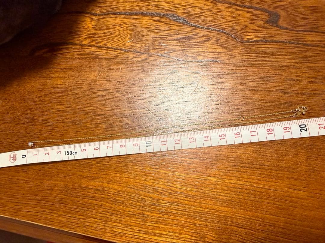 4°C ダイヤモンド ゴールドネックレス