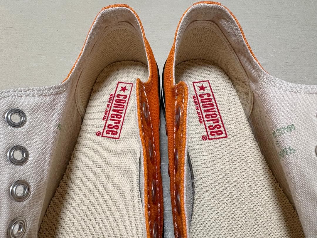 コンバース　日本製　オールスター J　オレンジ　OX　24cm　新品