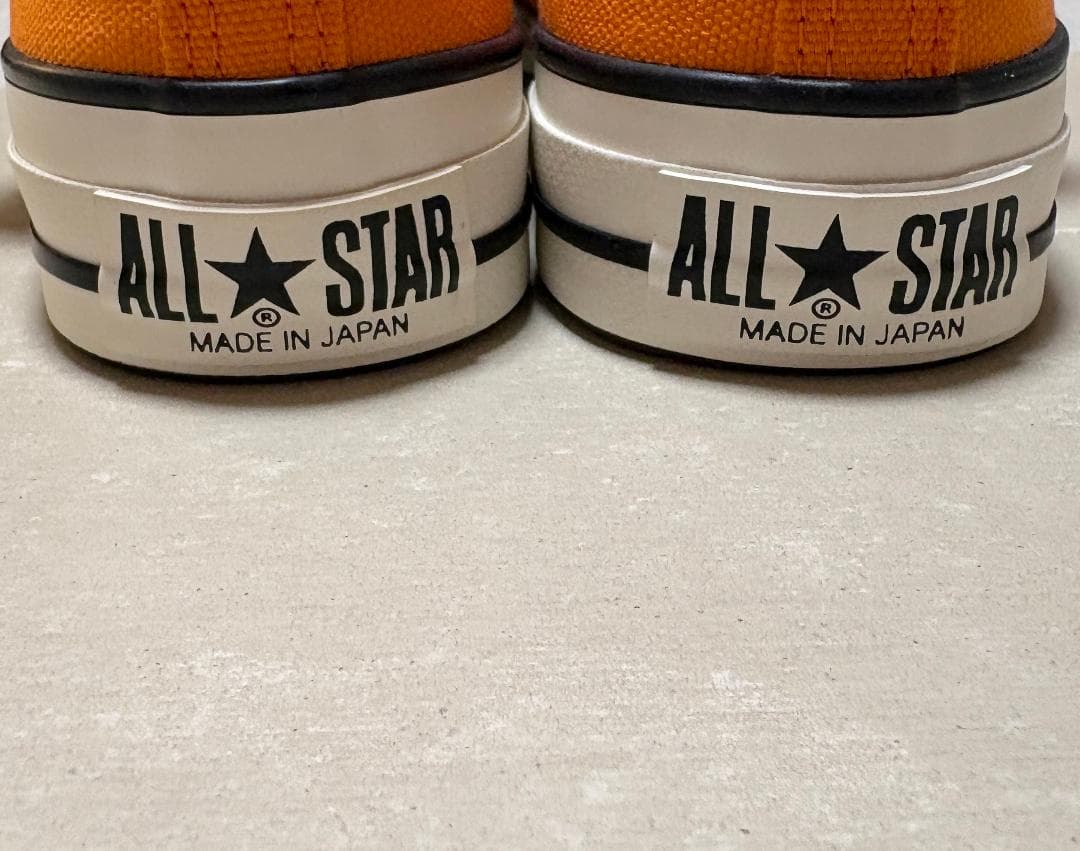 コンバース　日本製　オールスター J　オレンジ　OX　24cm　新品