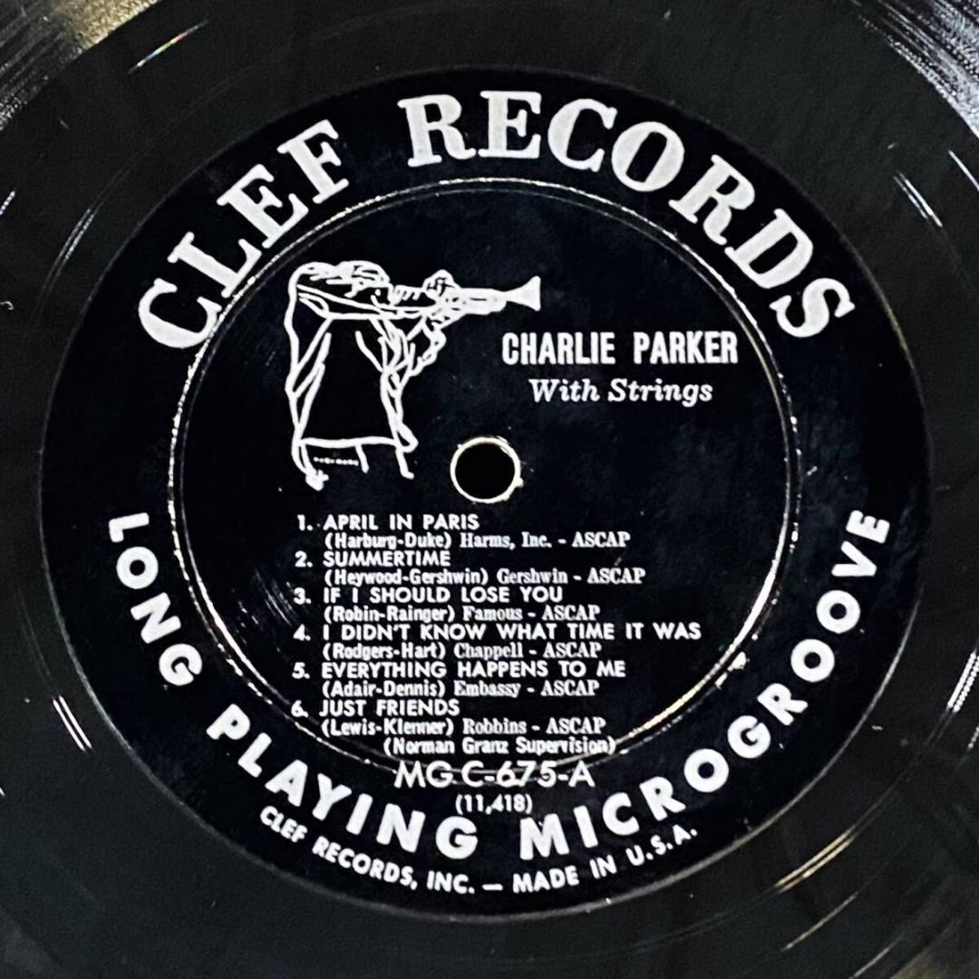 ★極レア【USオリジ/MONO/深溝/Clefトランペッタ】チャーリー・パーカー