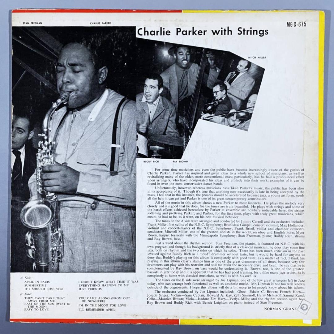 ★極レア【USオリジ/MONO/深溝/Clefトランペッタ】チャーリー・パーカー