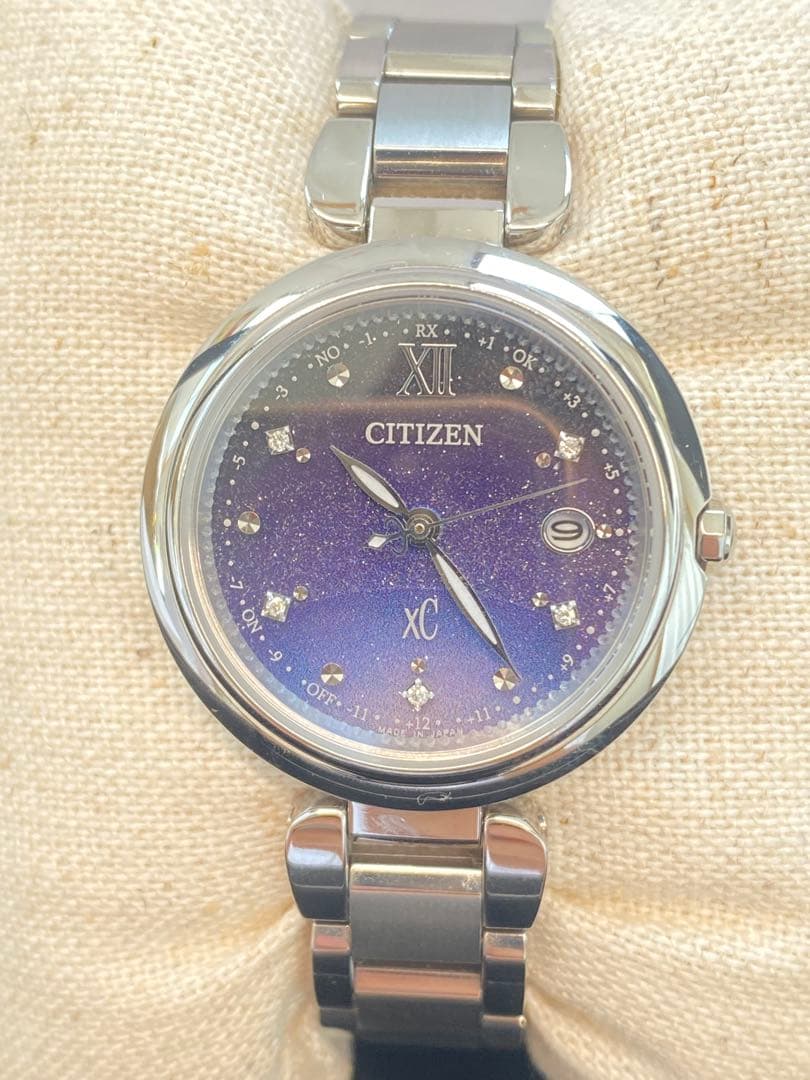 【付属品完備】美品！CITIZEN XC クロスシー 夜の虹 電波時計(ルキナ)