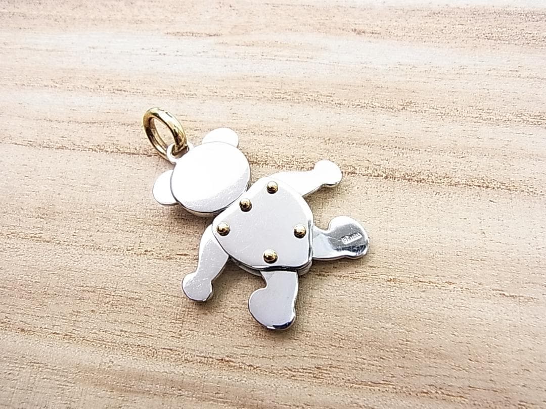 正規品　ポメラート　オルセット　M　ペンダントトップ K18（750）ｘSS