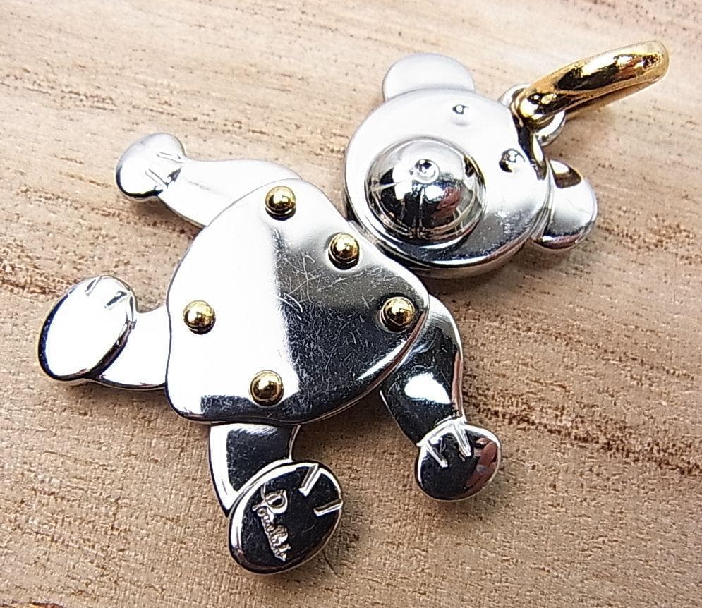 正規品　ポメラート　オルセット　M　ペンダントトップ K18（750）ｘSS