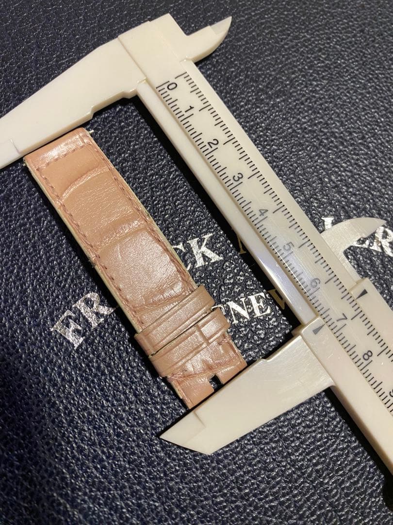 16mm フランクミュラー 純正 パールピンク ストラップ ベルト