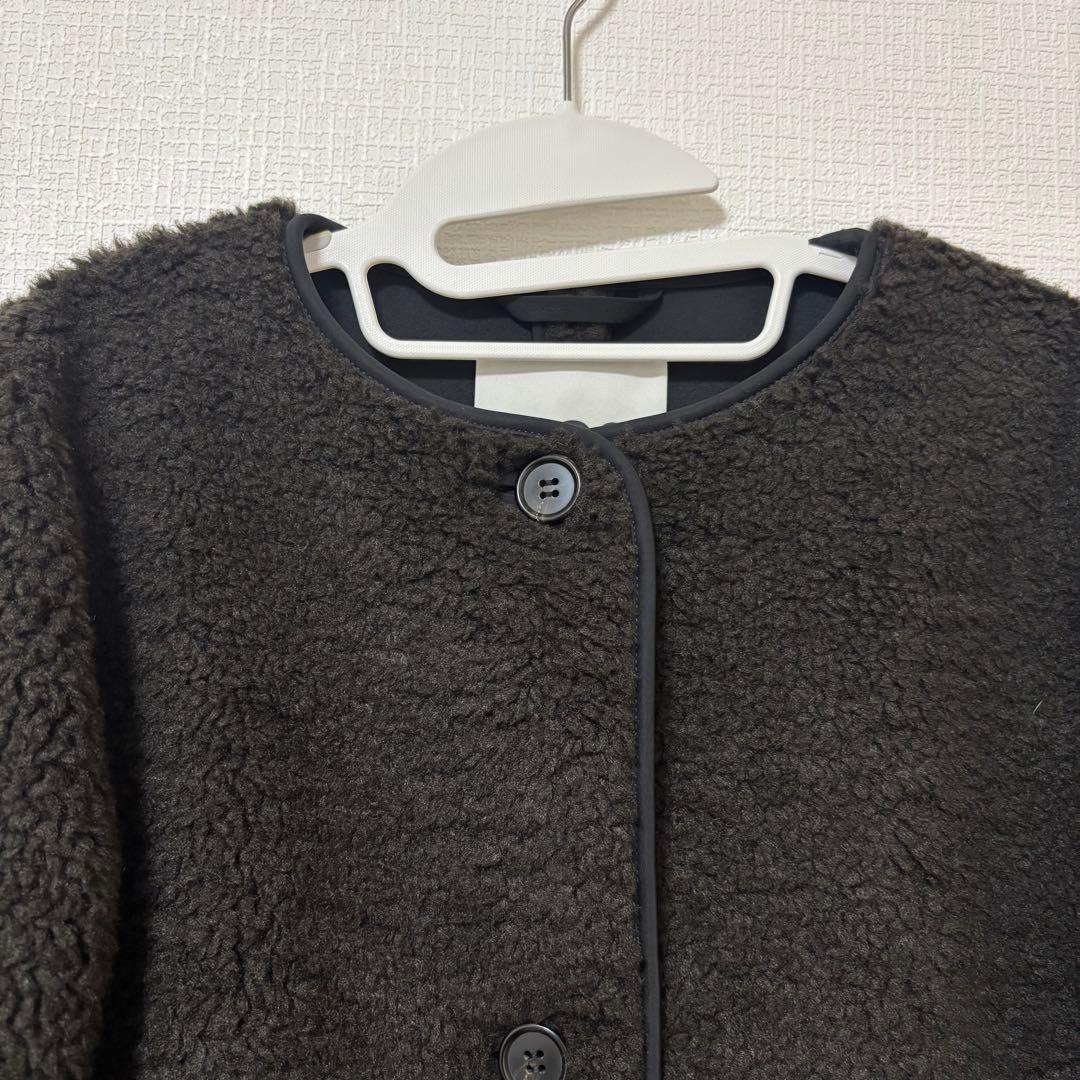 COS コス　ロングラインテディジャケット　ボアコート